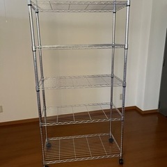 未使用‼️半額‼️組み立てのみメタルラック　スチールラック　ほぼ...