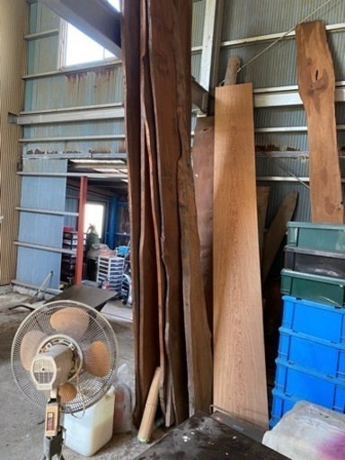 引き取り限定！　天然木　未使用長期間保管　天板　看板　DIYに