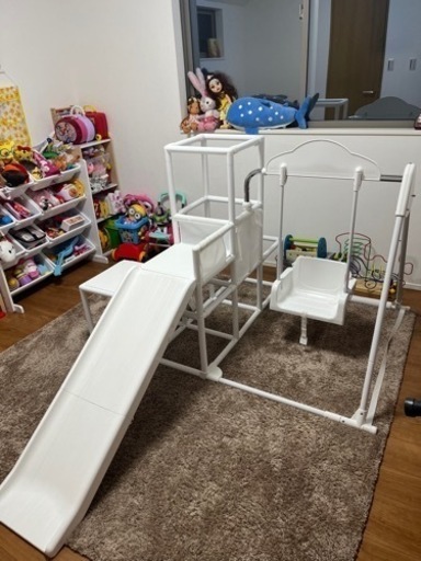室内用ジャングルジム　ブランコ付き