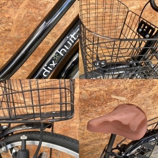 サントラスト dixhuit ディズウィットシティサイクル26inc  6段ギア 買物 街乗り 
