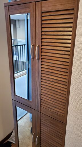 【85％OFF】【値引可】2.3万円⇒3500円 おしゃれなブラウン靴箱 日程により値引き可能。