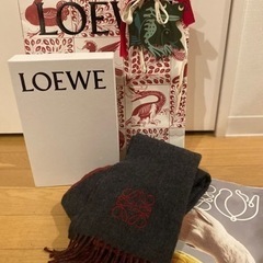 今週価格‼️ ロエベ ウール×カシミヤ アナグラム マフラー