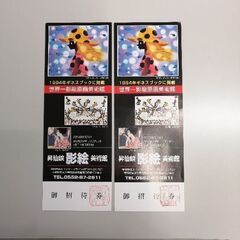 昇仙峡　影絵美術館入場券　二枚