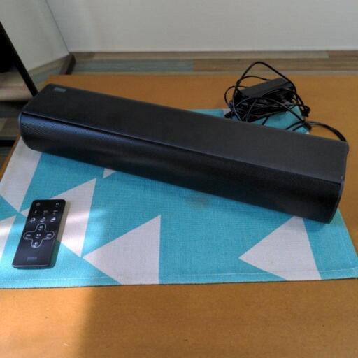 【中古美品】サンワサプライ サウンドバー スピーカー Bluetooth テレビスピーカー TV ブルートゥース PC コンパクト 50W ホームシアター 高音質