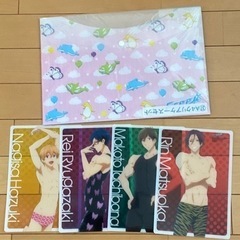 Free! アニメの下敷きとクリアケース