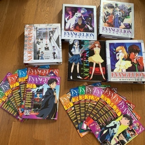 エヴァンゲリオン・クロニクル ディアゴスティーニ雑誌、ポスター、クリアファイル、ハンドタオル他