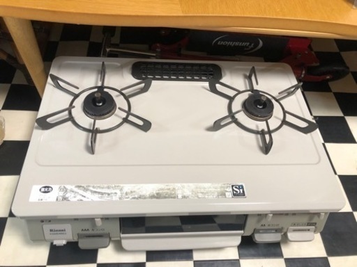 【リサイクルサービス八光　田上店　安心の3か月保証　配達・設置OK】リンナイ Rinnai KGM64BE2L/13A [ガステーブル