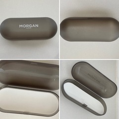 MORGAN HOMME モルガンオム 男女兼用 伊達メガネ メガネ アニマル柄 ケース付の画像