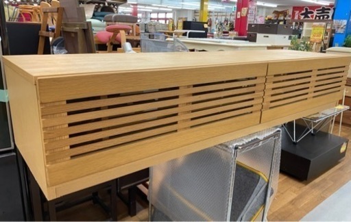 R368 高級 関家具 ローボード、TVボード セルマ Selma 180cm 美品