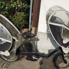 前のみ　リトルキディーズ　子乗せ自動車レインカバー