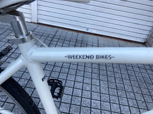 【クロスバイク】700x32c 7段変速　前後タイヤ、グリップ新品❗️若林自転車　唐崎店　SALE❗️