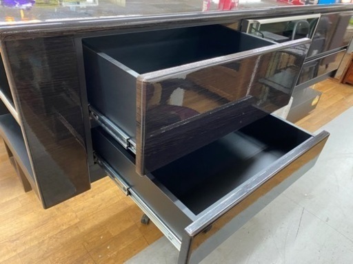 R382 高級三幸ジャパン ロングローボード、テレビボード、幅180cm