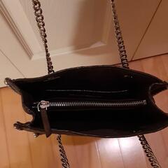 価格相談可 ZARA シルバーチェーン ショルダーバッグの画像