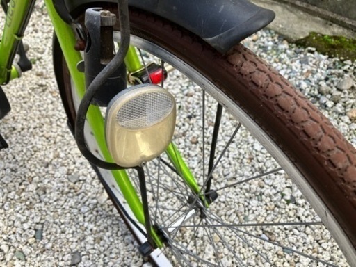 オシャレサイクル26インチ(ライトグリーン)