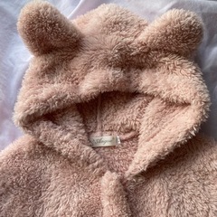 もこもこくまちゃんフリースの画像