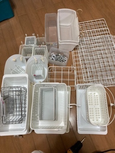 100均小物入れ約40点\u0026S字フック