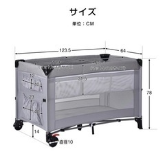 ベビーベッドレンタルします❗️ - 中頭郡