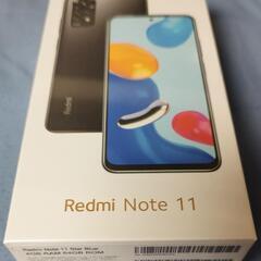 《値下げ》最新スマホRedmi Note11❨未使用品❩