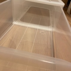 衣装ケース2点セット　幅38.5×奥行73.5×高さ23cmの画像