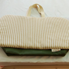 オヤモコモネドコバッグヒッコリーベビーCカーブマットの画像