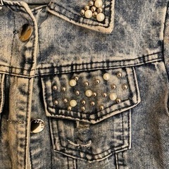 セレクトショップ購入✨定価¥8,000✨パール付きダメージGジャン✨の画像