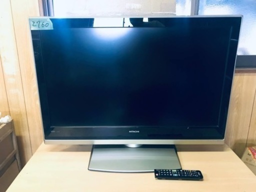 2760番 日立✨テレビ✨L37-X01‼️