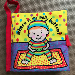 Jollybaby絵本Where is my belly button高級絵本の画像