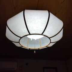 和照明　シェード＋電球付き
