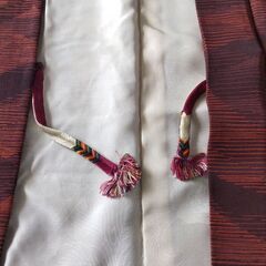 ○着物羽織茶系×橙色の画像