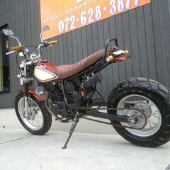 ★２５万円！TW200　セル付き！実働車★ヤマハ　ロンスイカスタム！TW200の画像
