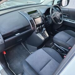 プレマシー20CS　H22　車検5/1　走行53000ｋ　純正メモリーナビ＆フルセグＴＶ　カラーバックカメラ　ＥＴＣ　両側パワースライドドア　社外17AW　コーナーセンサー　1オーナー記録簿の画像