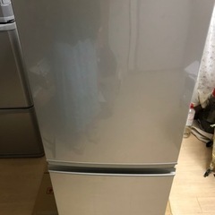 SHARP 中古　シャープ  SJ-D14C-S 冷蔵庫 小型 一人暮らし　2017年製