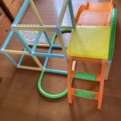 【受け渡し完了】アンパンマンのジャングルジムすべり台の画像