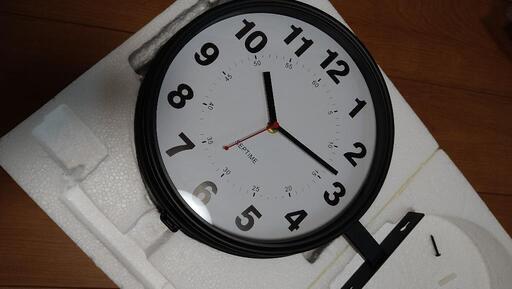 エルアンドシー　両面時計　新品、開封のみ