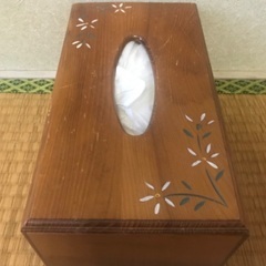 木製【ティッシュケース】の画像
