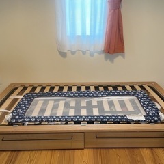 ほぼ未使用！ベッドフェンス　ハイタイプの画像