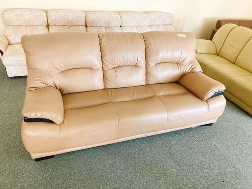 高級 3人掛け ソファー 美品 【管理番号DK-８６６】