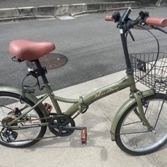折りたたみ自転車　新品購入使用期間半年