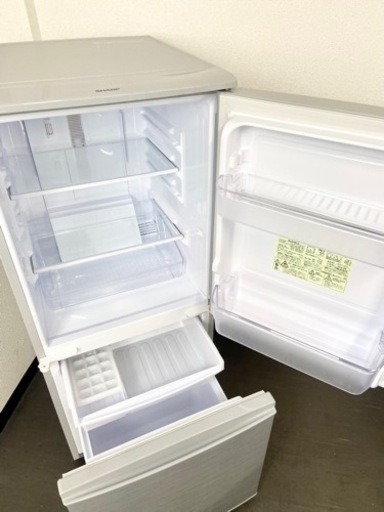 激安‼️付け替えどっちでもドア 137L 16年製 SHARP2ドア冷蔵庫SJ-D14C-S?