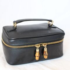 GUCCI　グッチ　バニティ ポーチ  バンブー  バニティ 化...