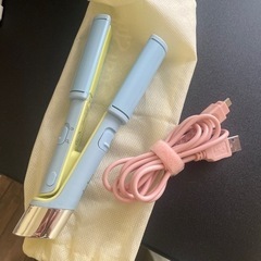 【まもなく処分する】USBヘアアイロンとリボンEMS