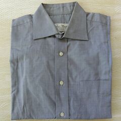 【あらためて値下げしました】メンズ　形状安定シャツ　カッターシャ...