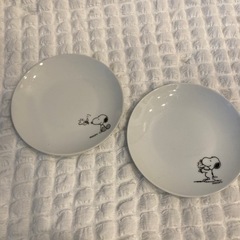 スヌーピー 丸皿 プレート小2枚セット