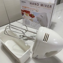 蒸し鍋+ハンドミキサー　の画像