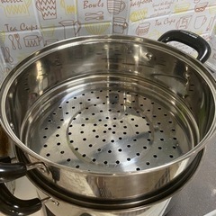 蒸し鍋+ハンドミキサー　の画像