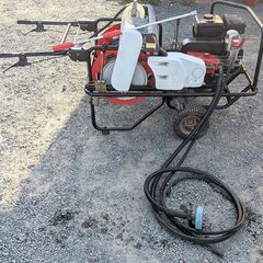 鹿児島発　共立　自走巻き取り動噴VSC3510　ノズル付き　キャブレター新品交換済み