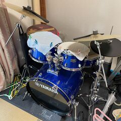 YAMAHA ドラムセット RYDEEN HPM 青色 ヤマハ音...
