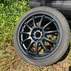 WORK EMOTION 11R 114.3-5H 17インチ ホイール2本の画像