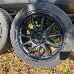 WORK EMOTION 11R 114.3-5H 17インチ ホイール2本の画像