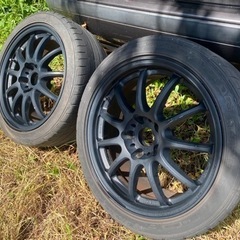 WORK EMOTION 11R 114.3-5H 17インチ ホイール2本の画像